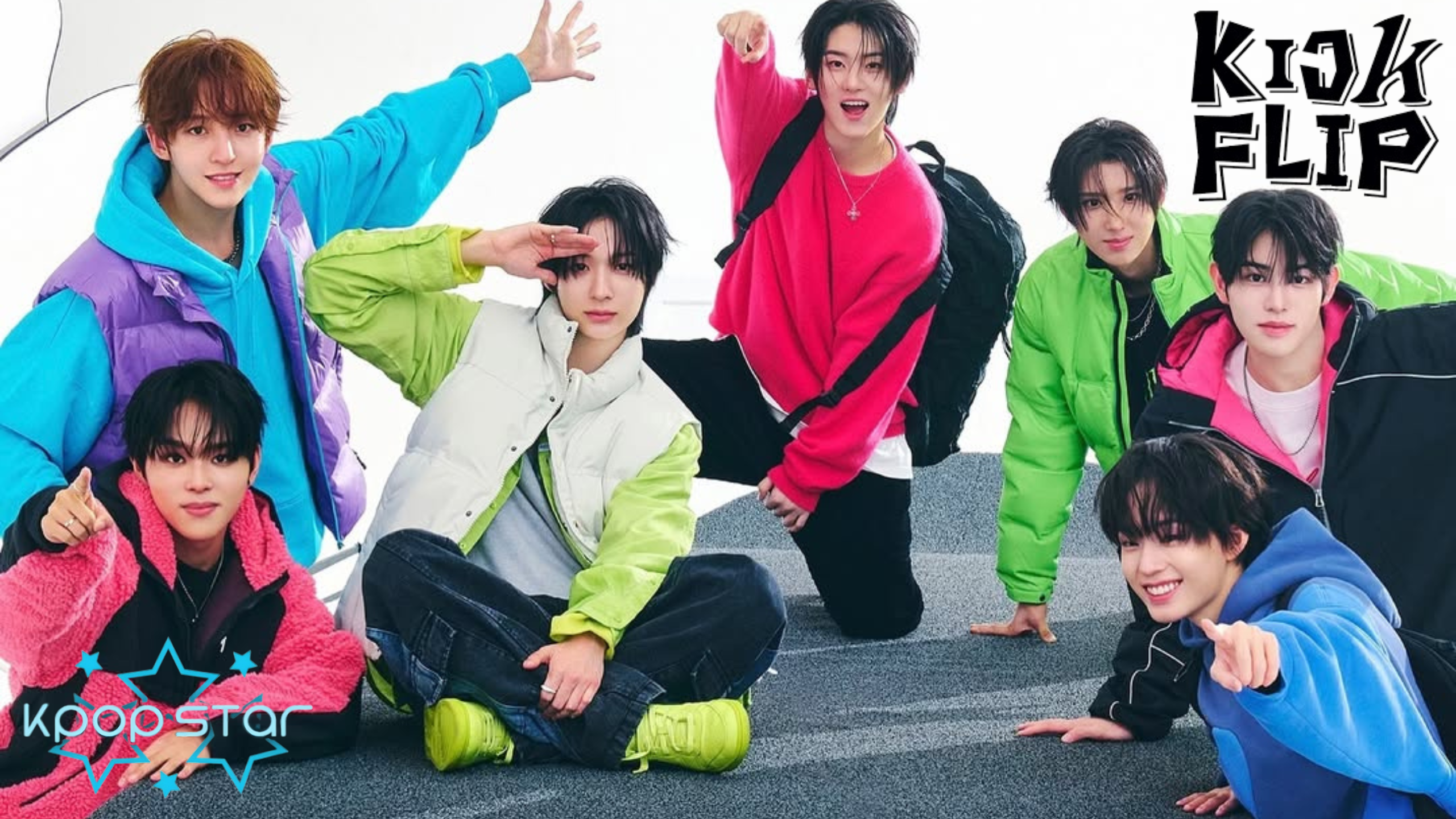 KickFlip JYP Entertainment's Freshest Boy Band Formally Debuts in 2025 (Source: Twitter(X.com/kickflip_jype)