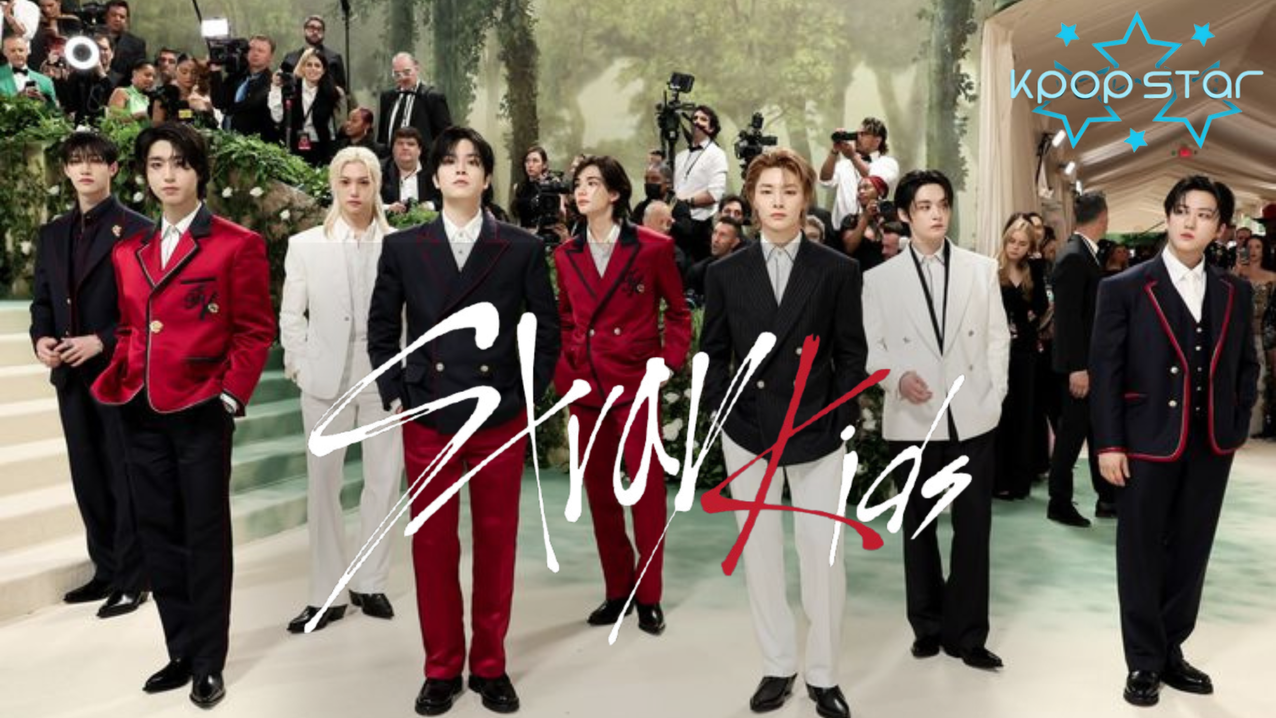 Met Gala 2024 Stray Kids Make History First Kpop Group to Attend (Source: Pinterest.com)